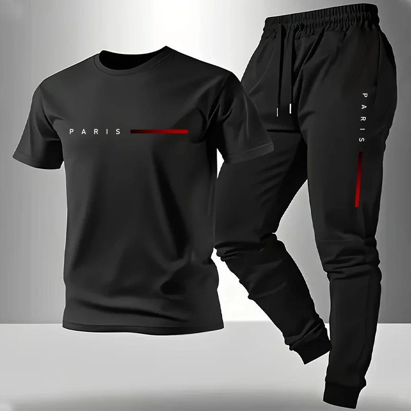 Men'S Fashion Outfits 2026 - Новинка 2026: Мужской спортивный костюм (футболка