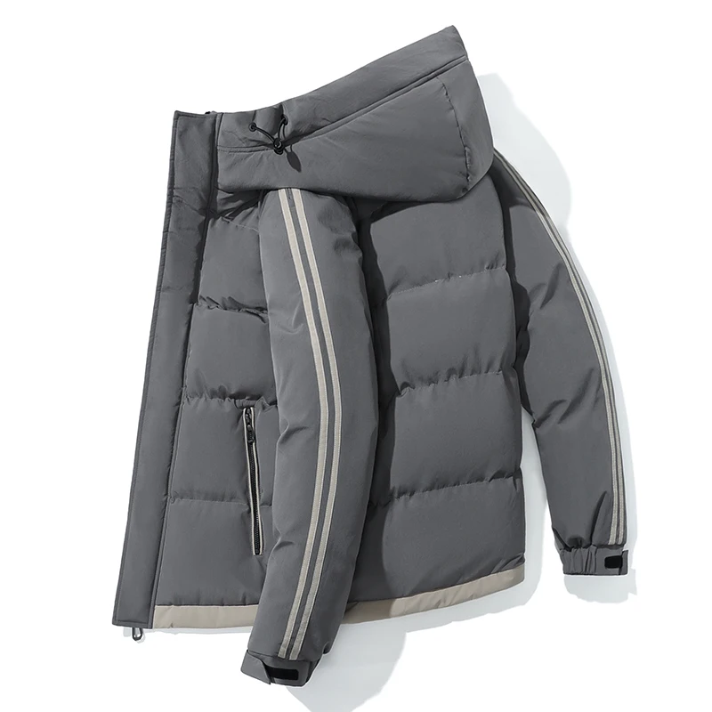 Fashion Men Vogue - Модный модный пуховик с капюшоном для