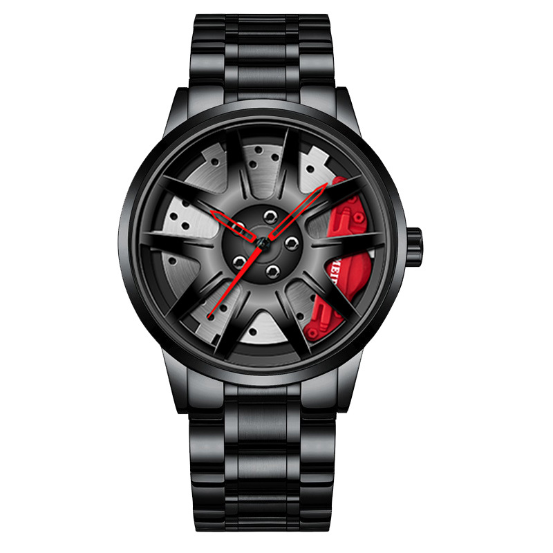 Men'S Fashion Hub - Новые мужские часы с большим кожаным