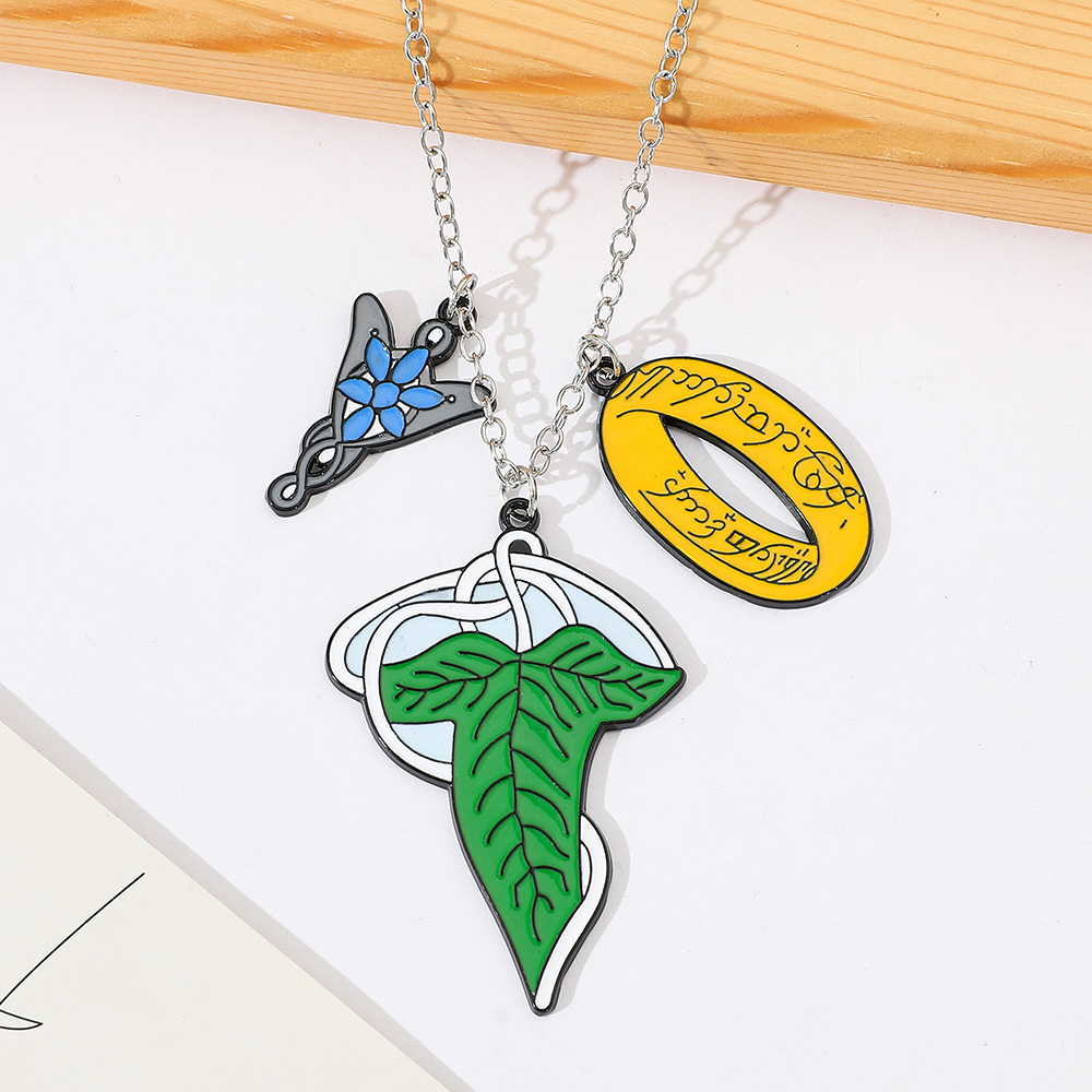 Men'S Fashion Jewelry - Ожерелье с изображением эльфов из «Властелина