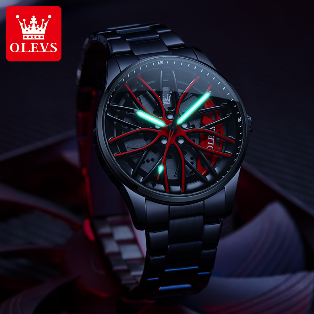 Men'S Fashion Hub - Мужские часы OLEVS, кварцевые, оригинальный циферблат