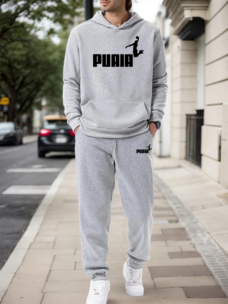 Mens Fashion Casual 2026 - Мужской комплект: худи и брюки 2026