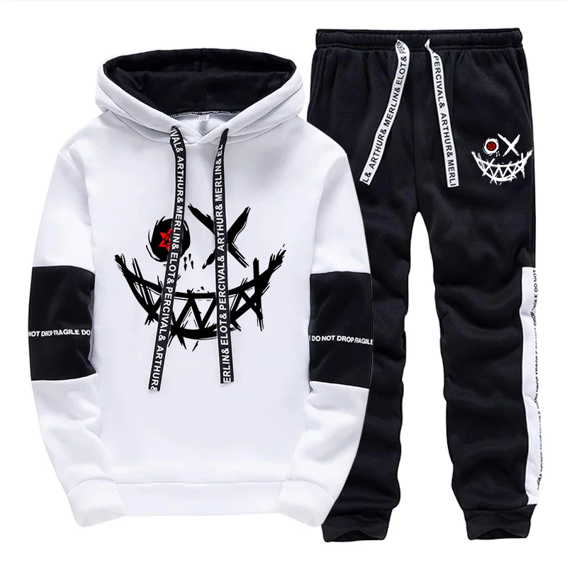 Mens Fashion Casual 2026 - Мужской комплект: худи и брюки 2026.