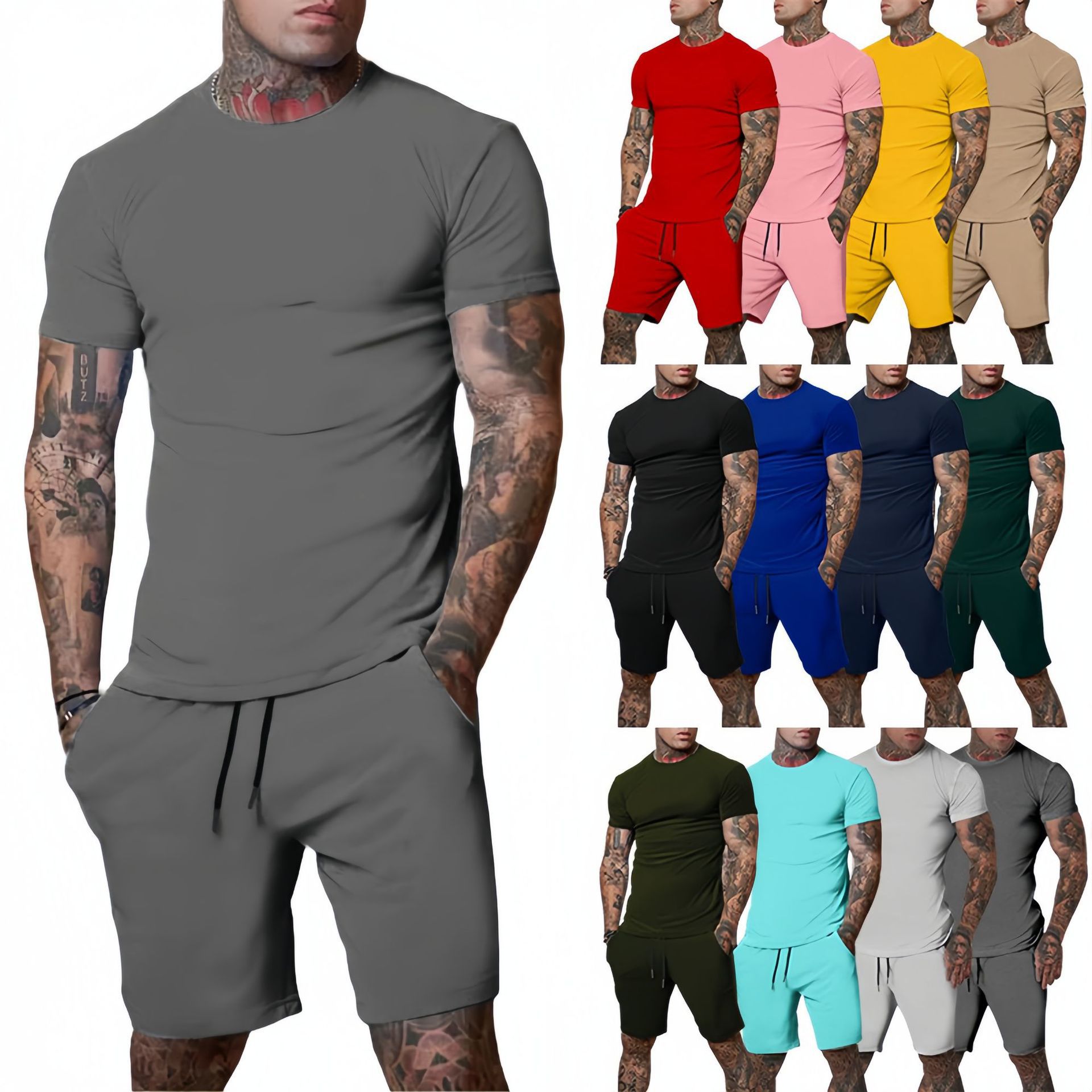 Queer Men'S Fashion - Модный и повседневный летний спортивный костюм