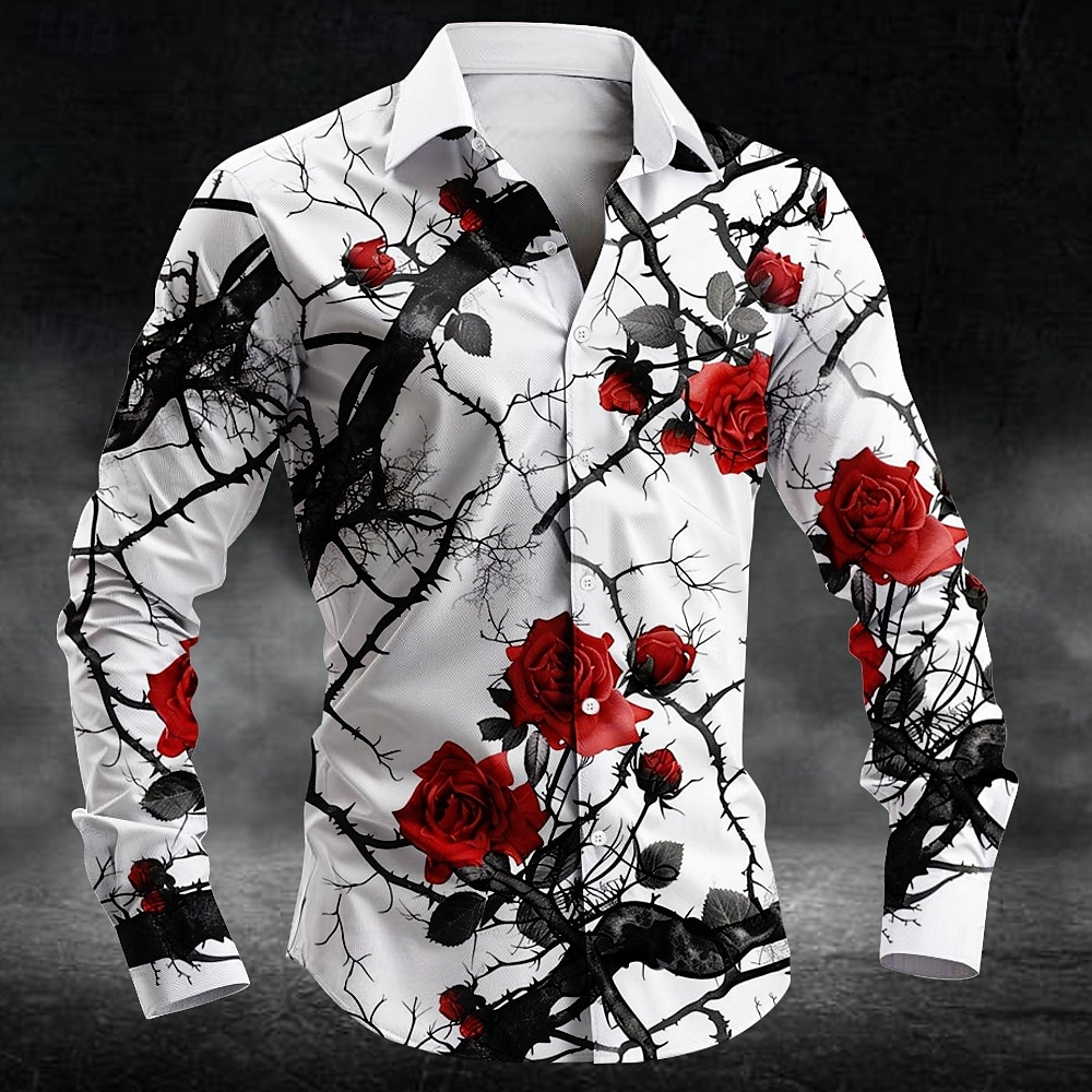 Queer Men'S Fashion - Модная мужская рубашка с 3D-принтом в