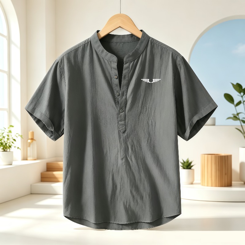 Мужская рубашка с коротким рук – обзор и цена Linen Shirt Summer