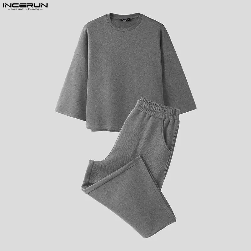 Мужской комплект INCERUN: одно – обзор и цена Men'S Fashion Color