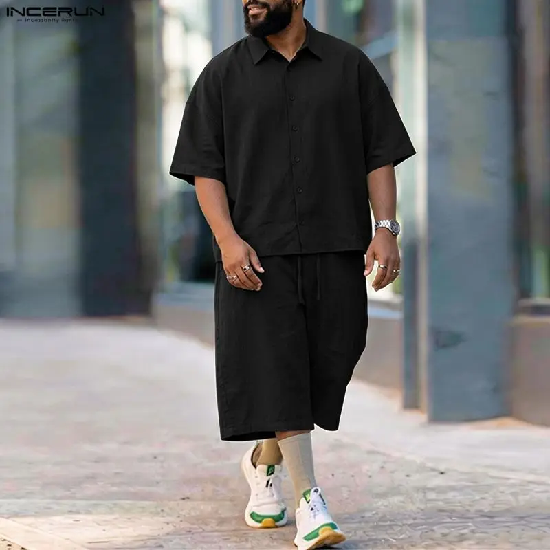 Мужской комплект INCERUN: одно – обзор и цена Mens Fashion Casual 2026