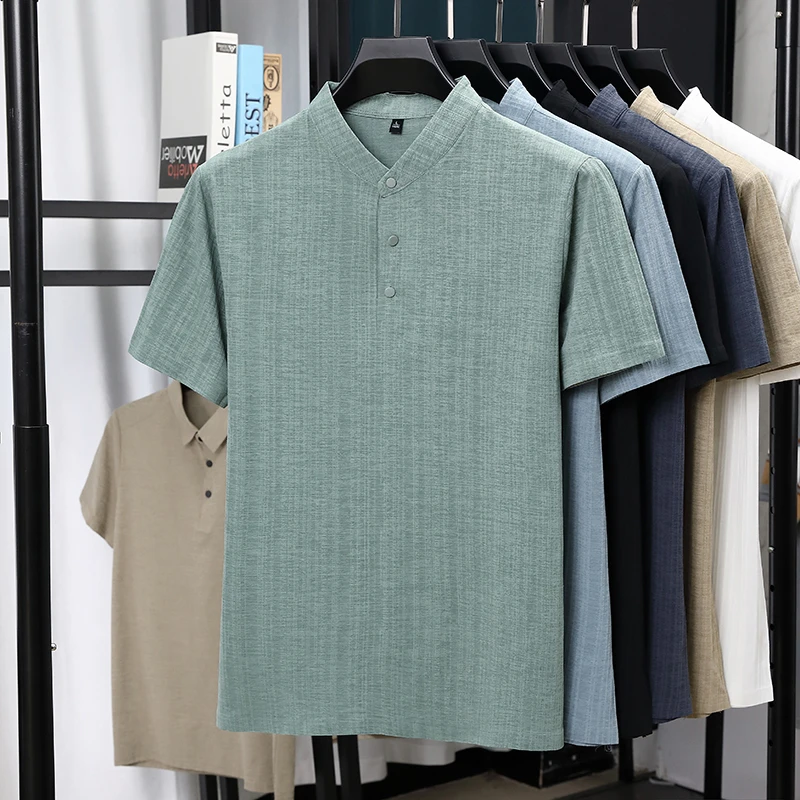 Мужские льняные рубашки с воро – обзор и цена Linen Shirt Summer