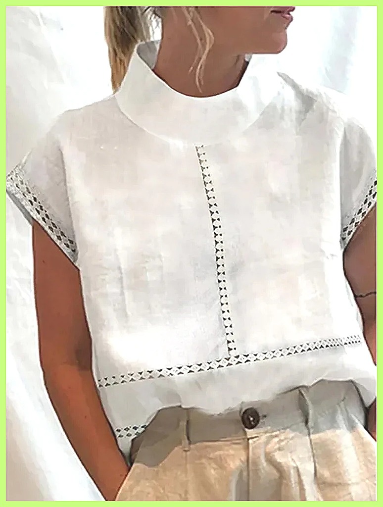 Женская хлопково-льняная рубаш – обзор и цена Linen Shirt Summer