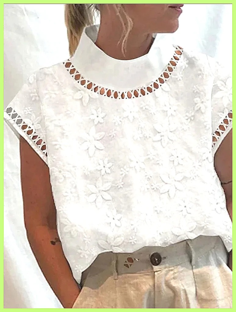 Женская хлопково-льняная рубаш – обзор и цена Linen Shirt Summer