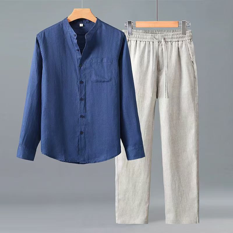 Комплект (рубашка + брюки) 202 – обзор и цена Mens Fashion Casual 2026