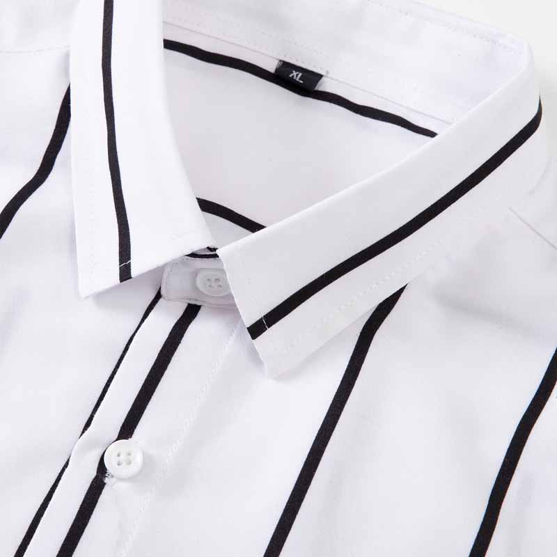 Мужская полосатая рубашка с дл – обзор и цена Mens Fashion Dress