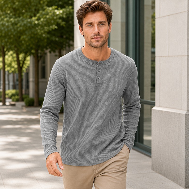 Мужская простая модная рубашка – обзор и цена Men'S Fashion Color