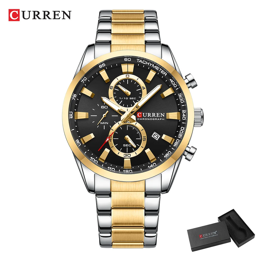 CURREN повседневные кварцевые  – обзор и цена Men'S Fashion Jewelry