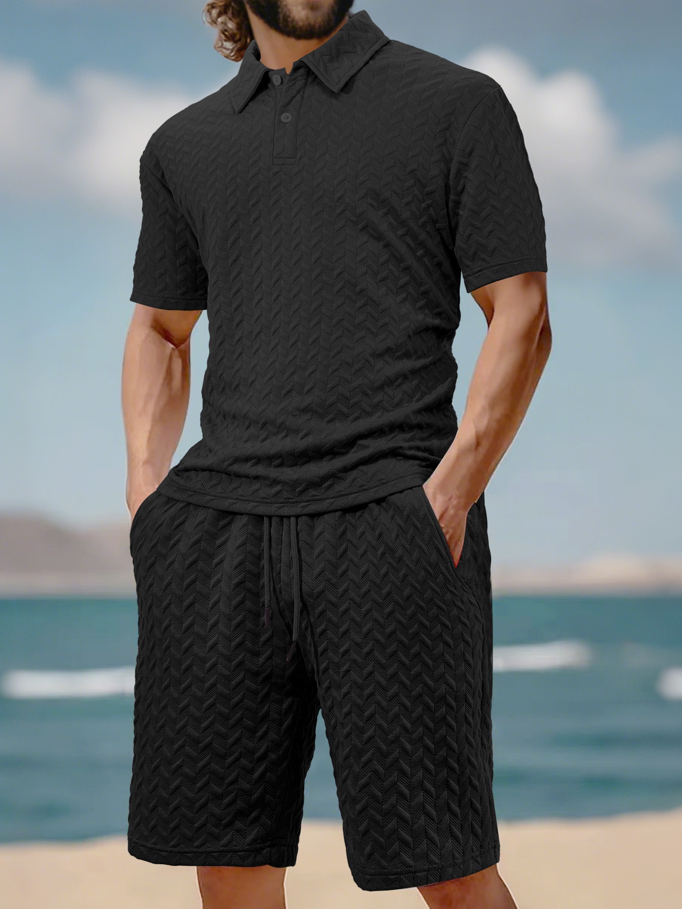 Спортивный повседневный компле – обзор и цена Men'S Fashion Color