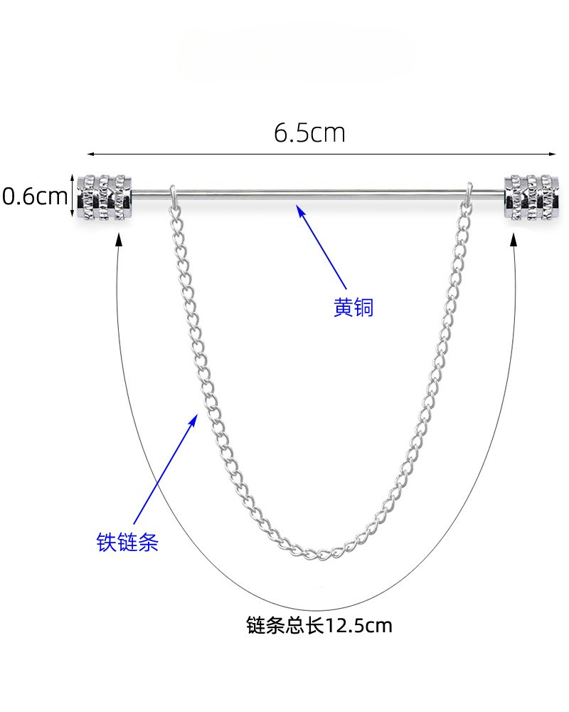 Новая мужская брошь для рубашк – обзор и цена Men'S Fashion Jewelry